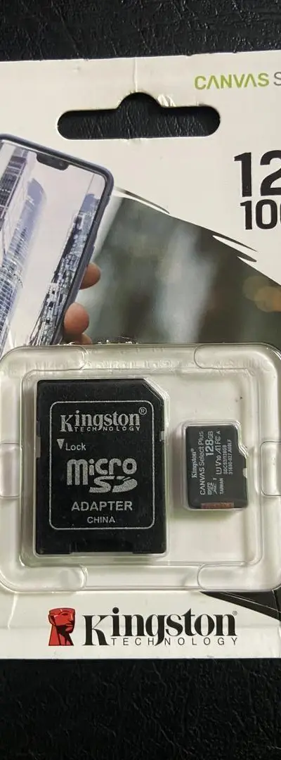 Carte mémoire originale 128GB (Kingston)
