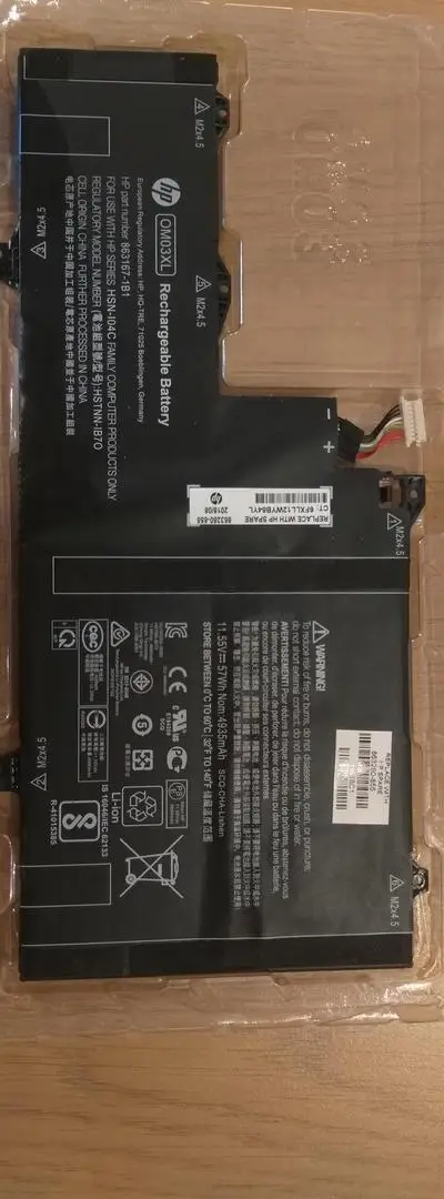 Batterie rechargeable pour ordinateur portable HP OM03XL