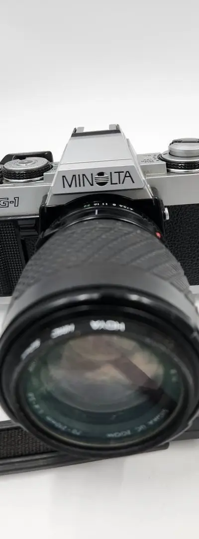 Minolta XG-1 objectif Tamron 70-210 mm f/4-5,6
