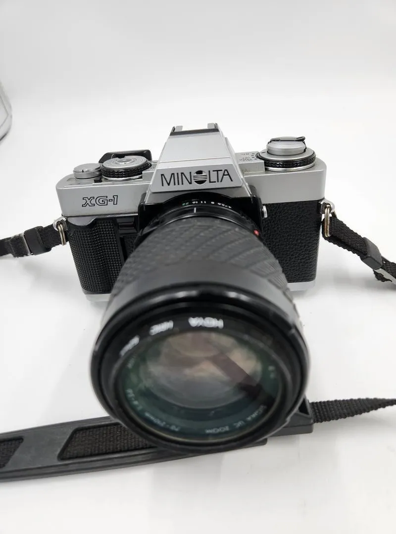 Minolta XG-1 objectif Tamron 70-210 mm f/4-5,6