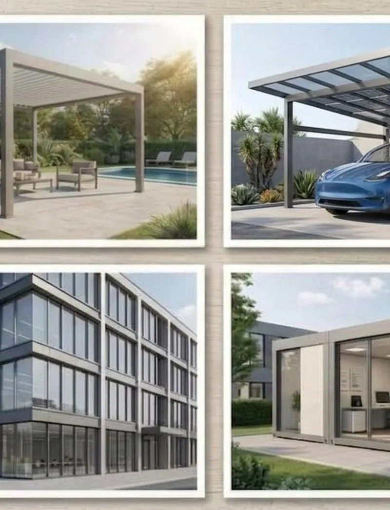 Fabrication et montage d'embriitures métalliques et de pergolas sur mesure