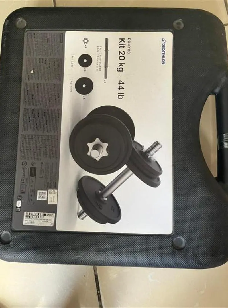 Haltères Domyos Decathlon 20 kg en excellent état