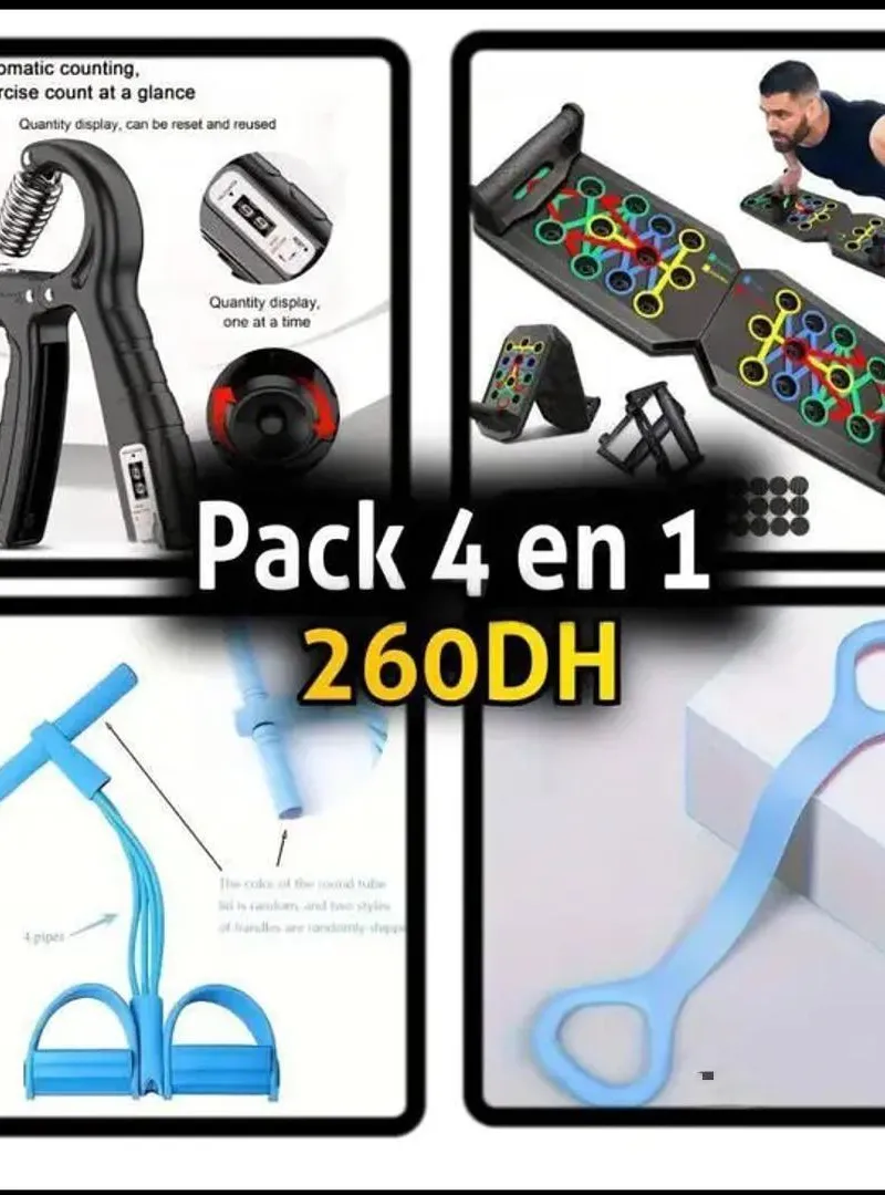 Pack sportif pour l'entraînement corporel