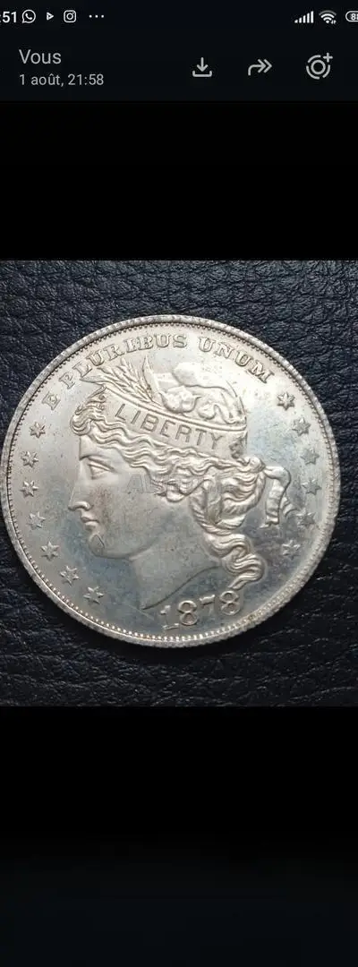 Monnaie des États-Unis d'Amérique .Sans date.