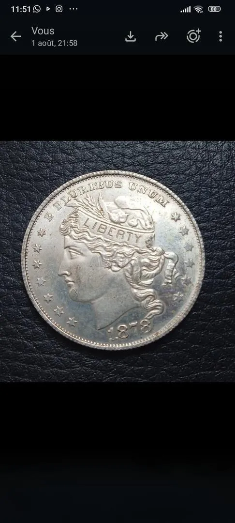 Monnaie des États-Unis d'Amérique .Sans date.