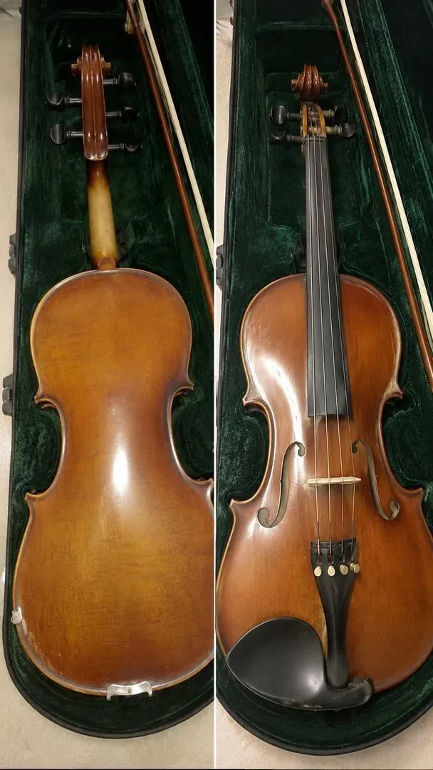 Violon italien 4/4 avec chevalet
