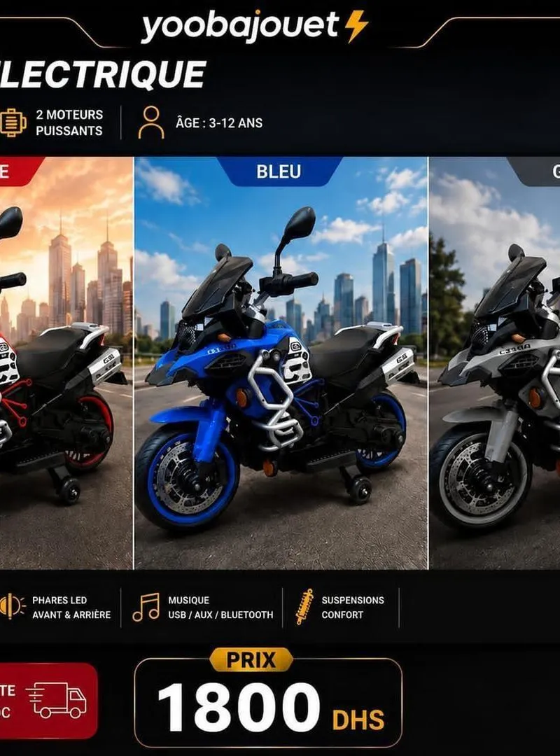 MOTO ÉLECTRIQUE X ADV GS 12V 🔥🚗