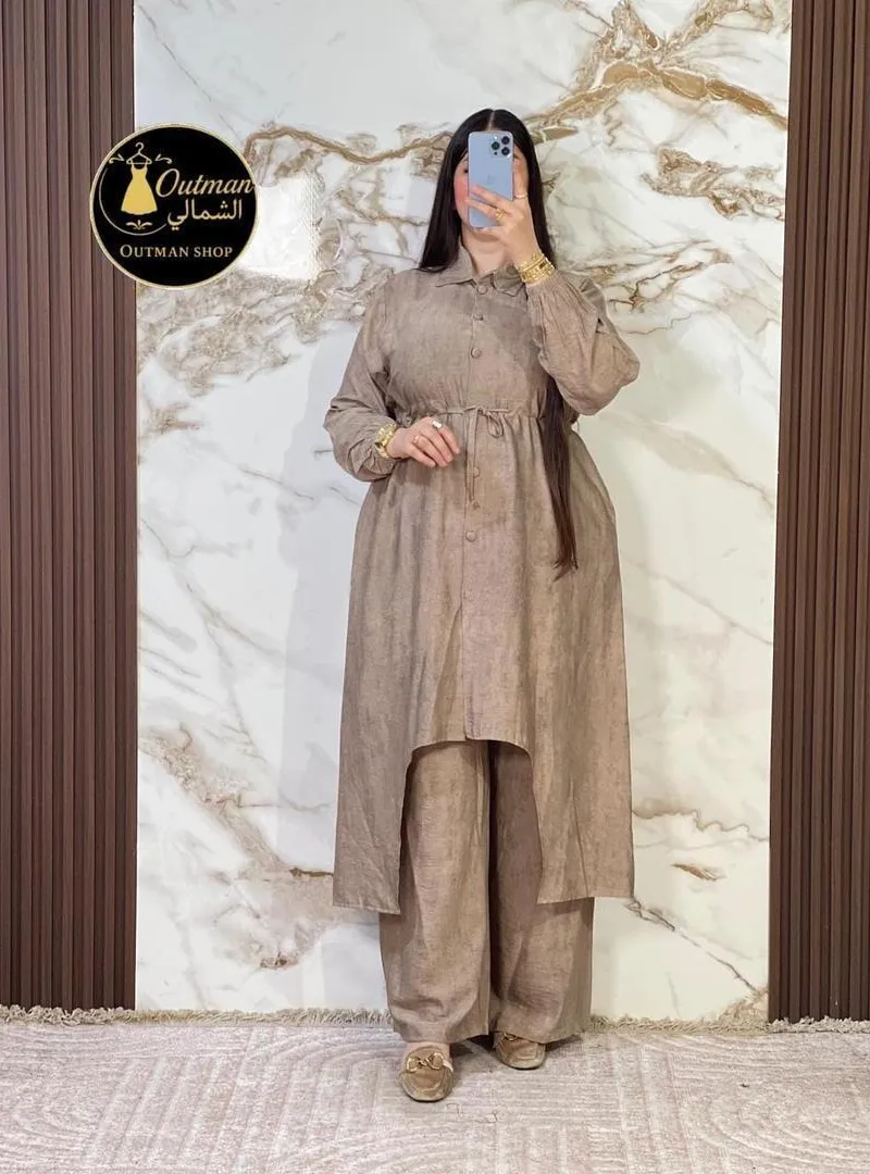 Ensemble femme tissu crêpe Zara