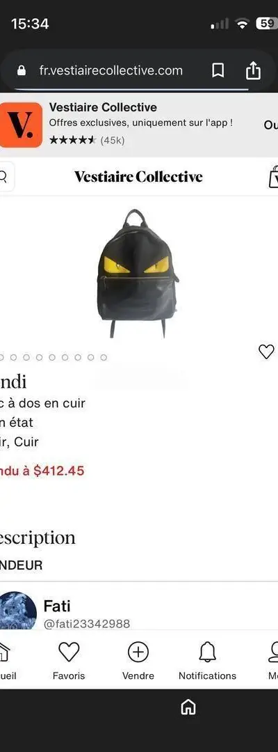 Sac Fendi de luxe