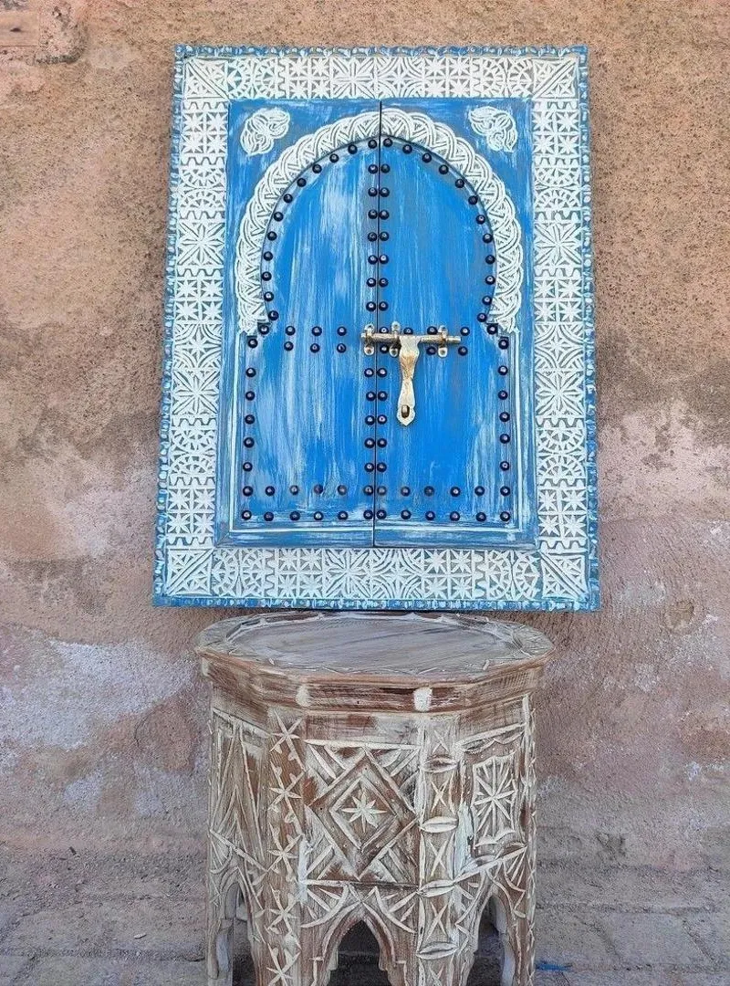 🏺 Cadre de Miroir Marocain Artisanal ✨