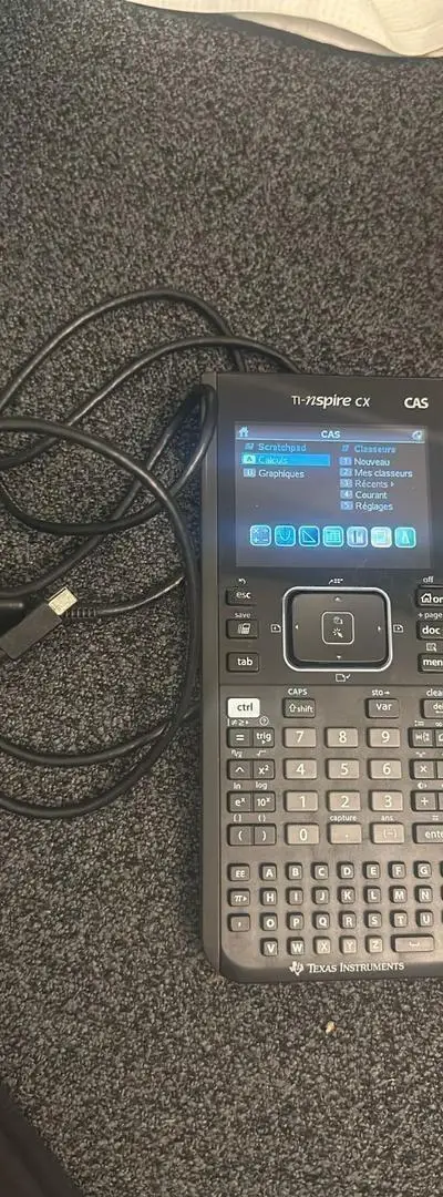 Calculatrice TI Inspire CX CAS chargeur offert