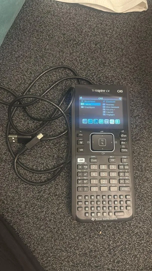 Calculatrice TI Inspire CX CAS chargeur offert