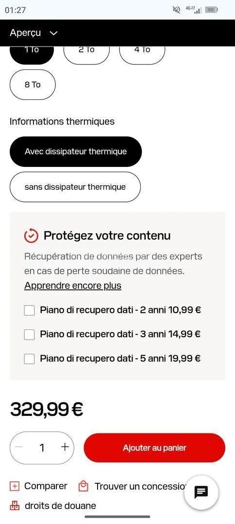 NVMe Sandisk Optimus GX Pro