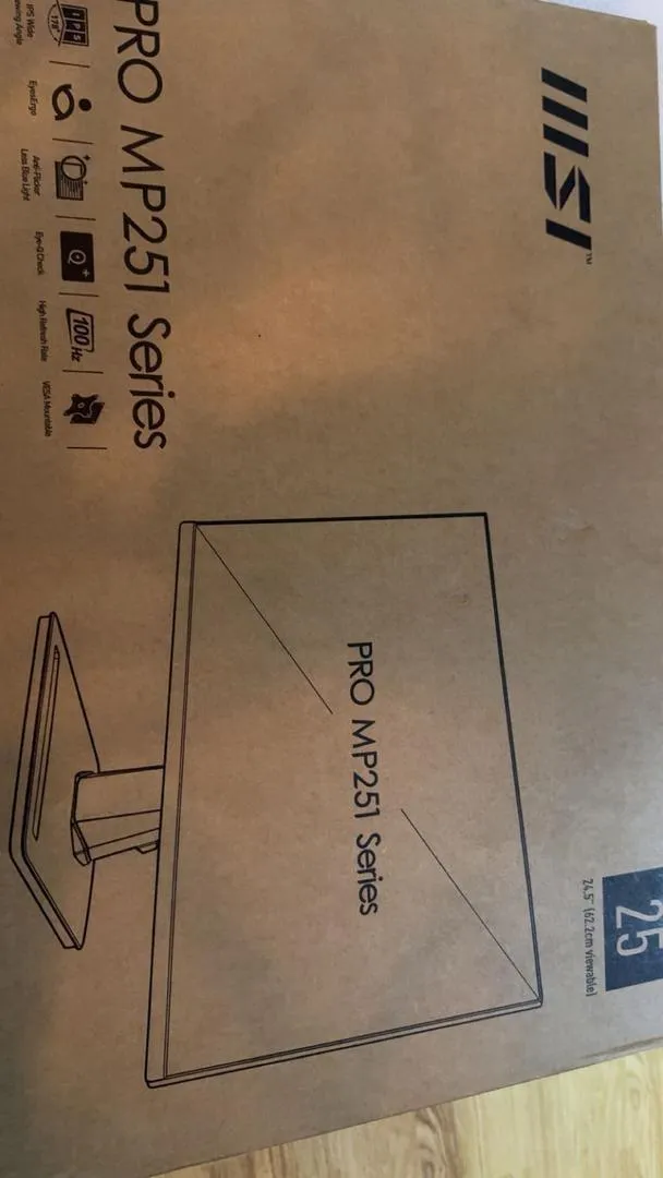 MSI PRO MP251 — Écran 24,5” Full HD 100Hz