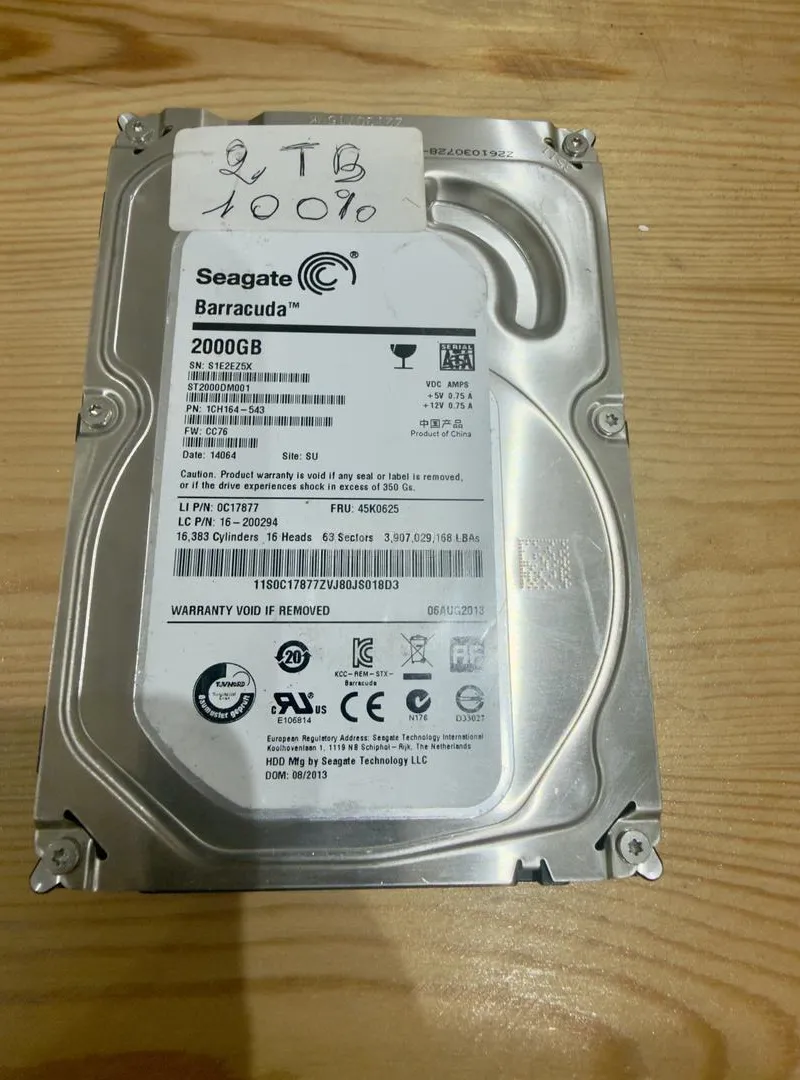 Disque dur HDD 3,5 2tb