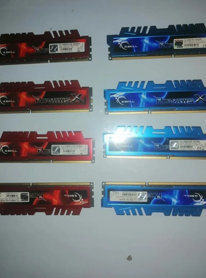 8 Barrette RAM G.Skill Ripjaws X DDR3