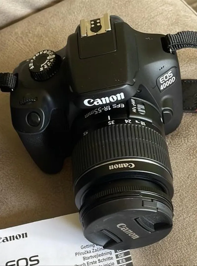 Canon EOS 4000D 18-55mm Kit Complet Sac