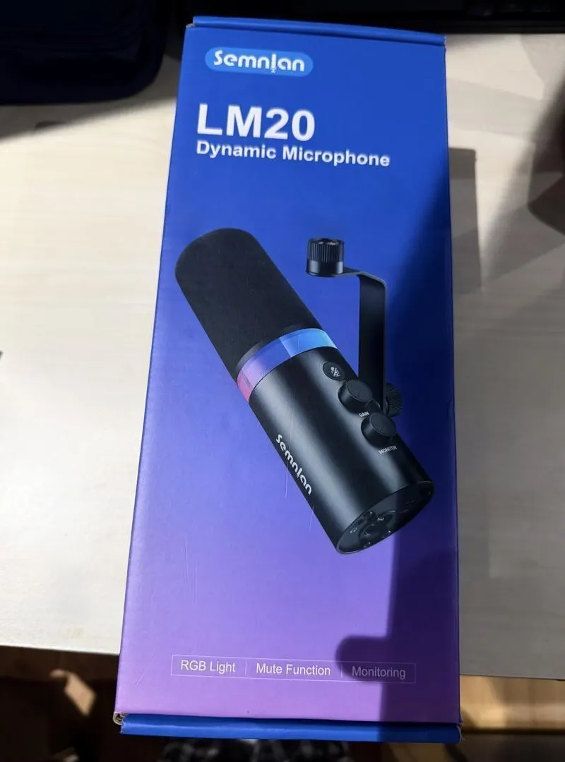 Microphone Dynamique SEMNLAN LM20 USB/XLR