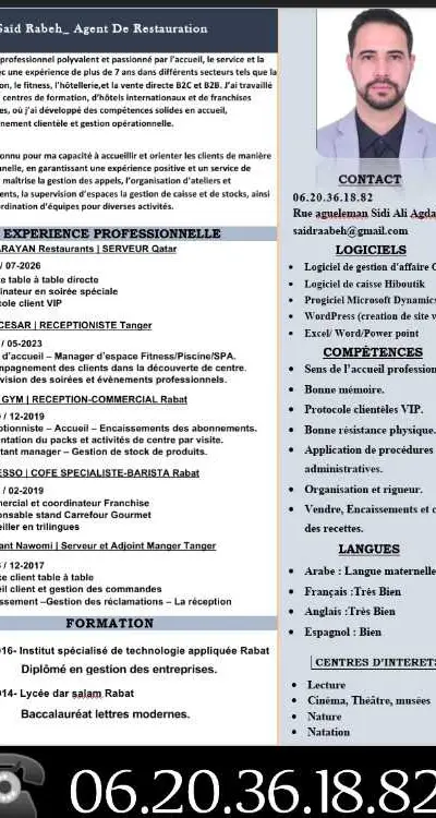 agent polyvalent expérimenté