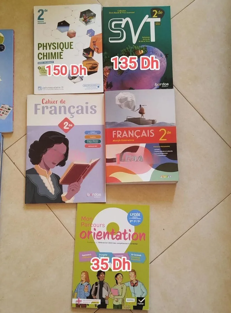 Livres classe de 2nde - Lycée Francais