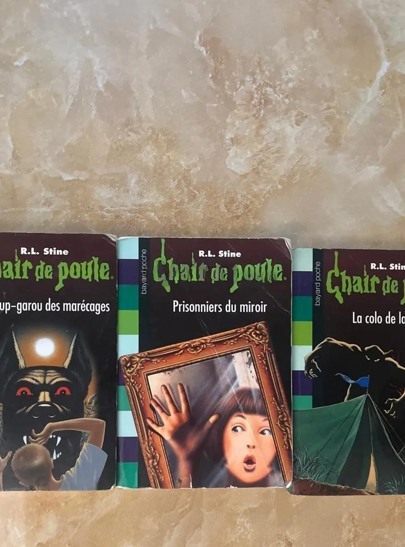 3 Livres Chair de Poule
