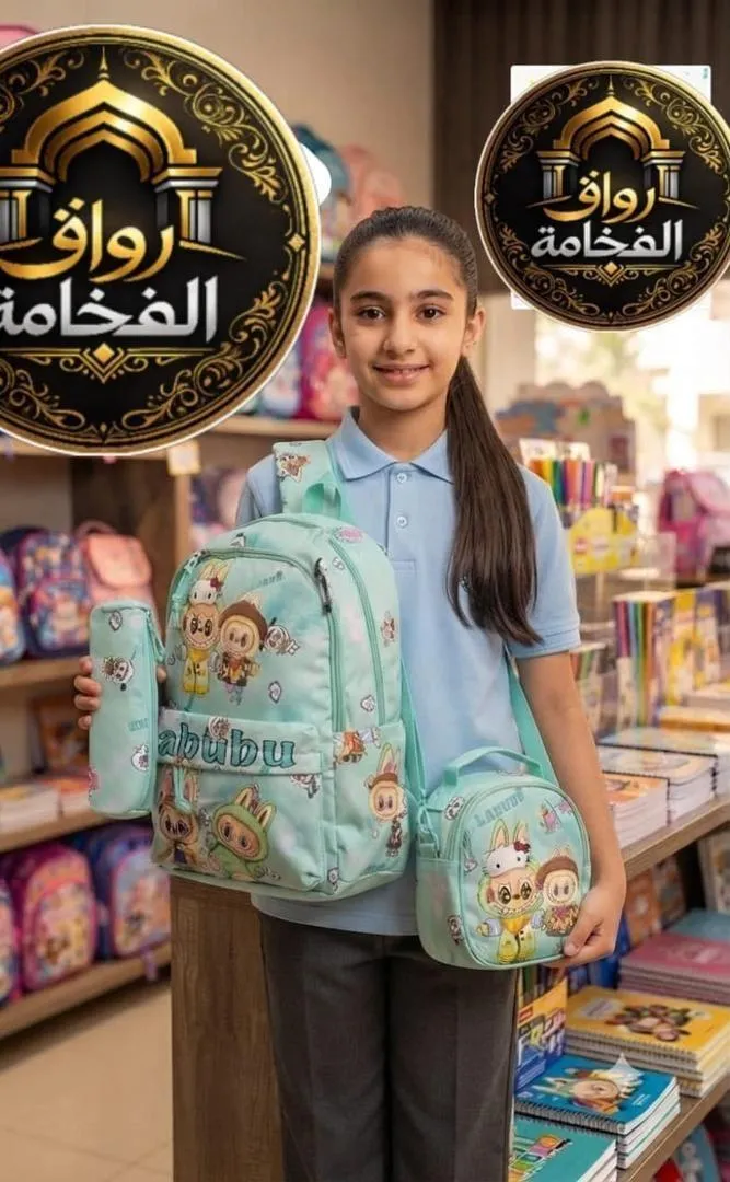 Sac à dos scolaire 3 pièces