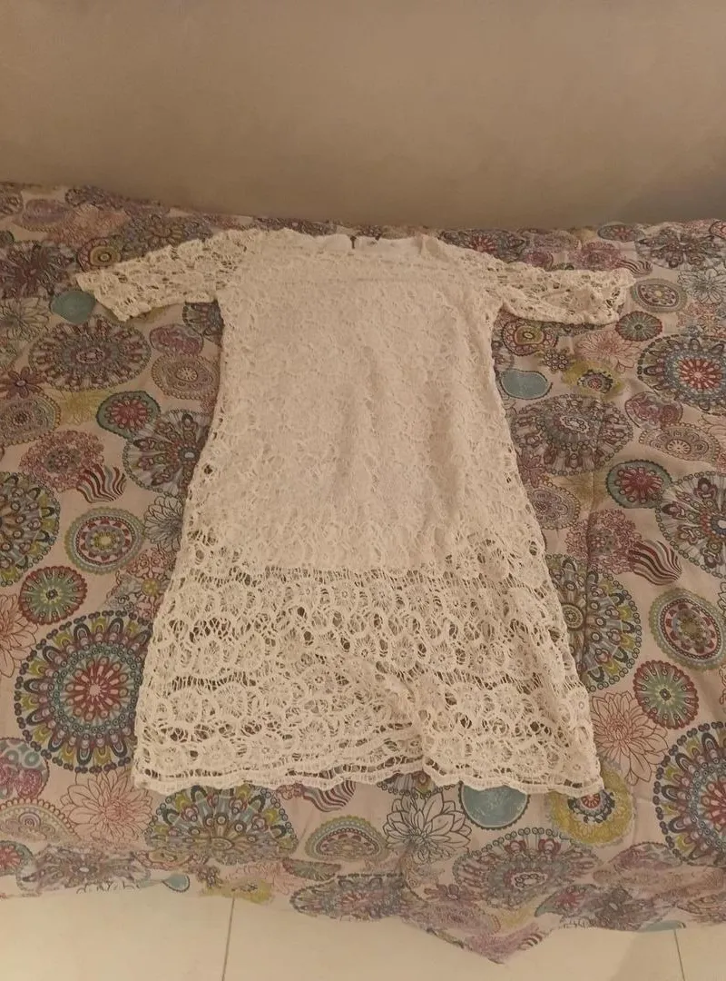 💗Robe en dentelle blanche💓