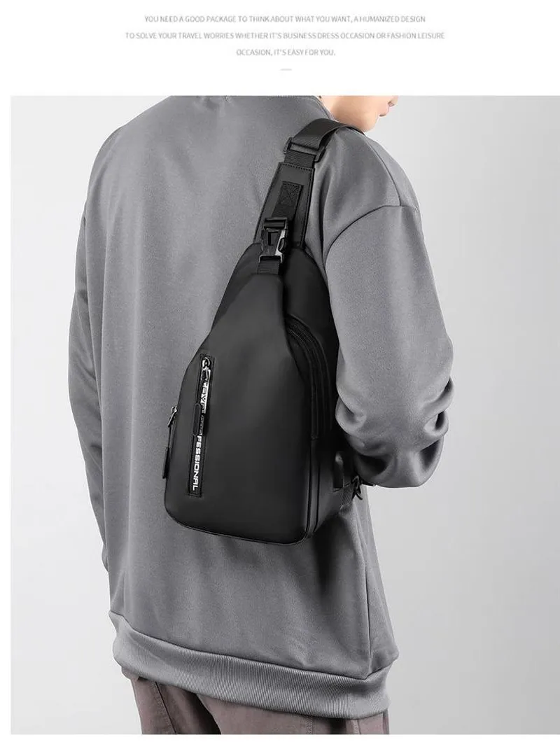 Sac bandoulière moderne et pratique pour hommes.
