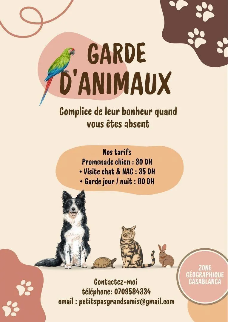 Garde d'animaux