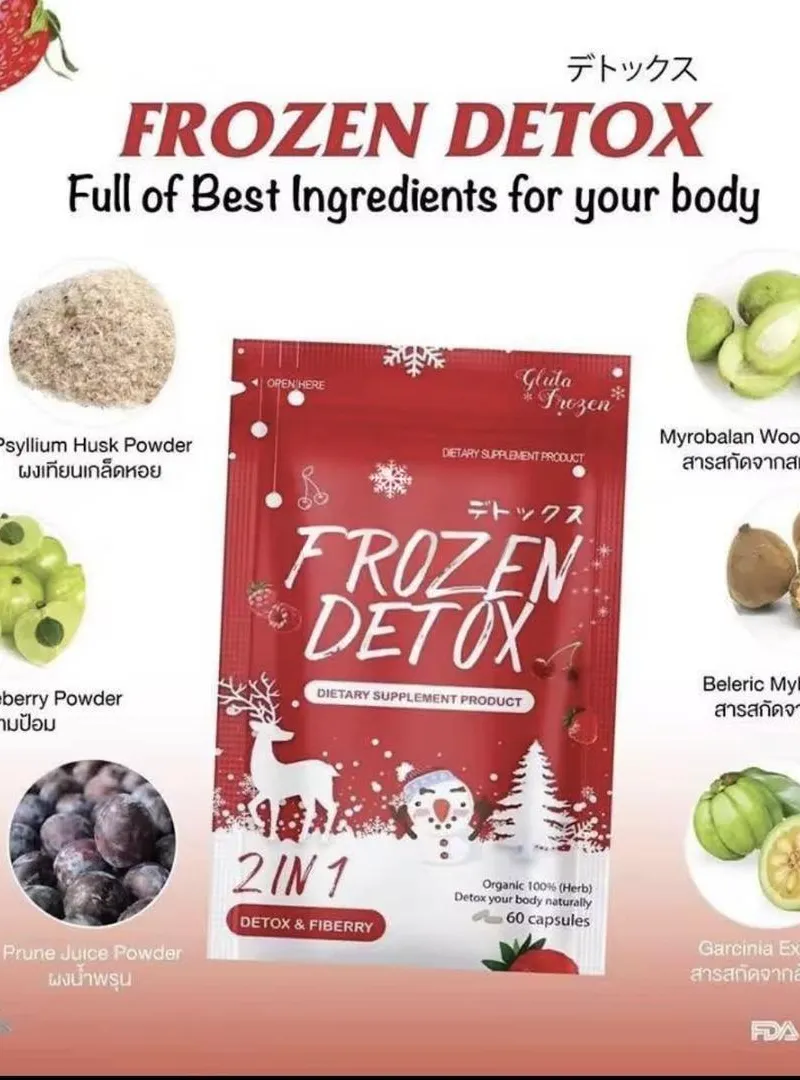 Frozen detox 2x1 - Le complément naturel pour nettoyer le corps