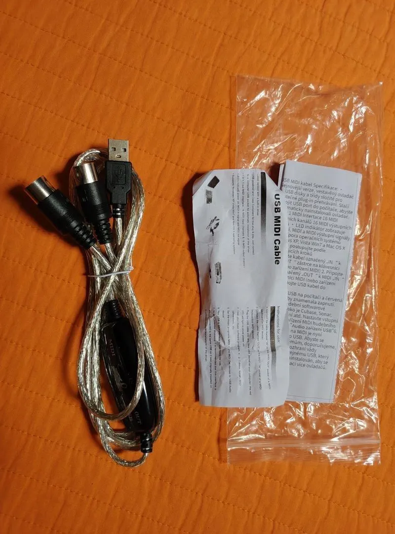 Câble USB MIDI neuf