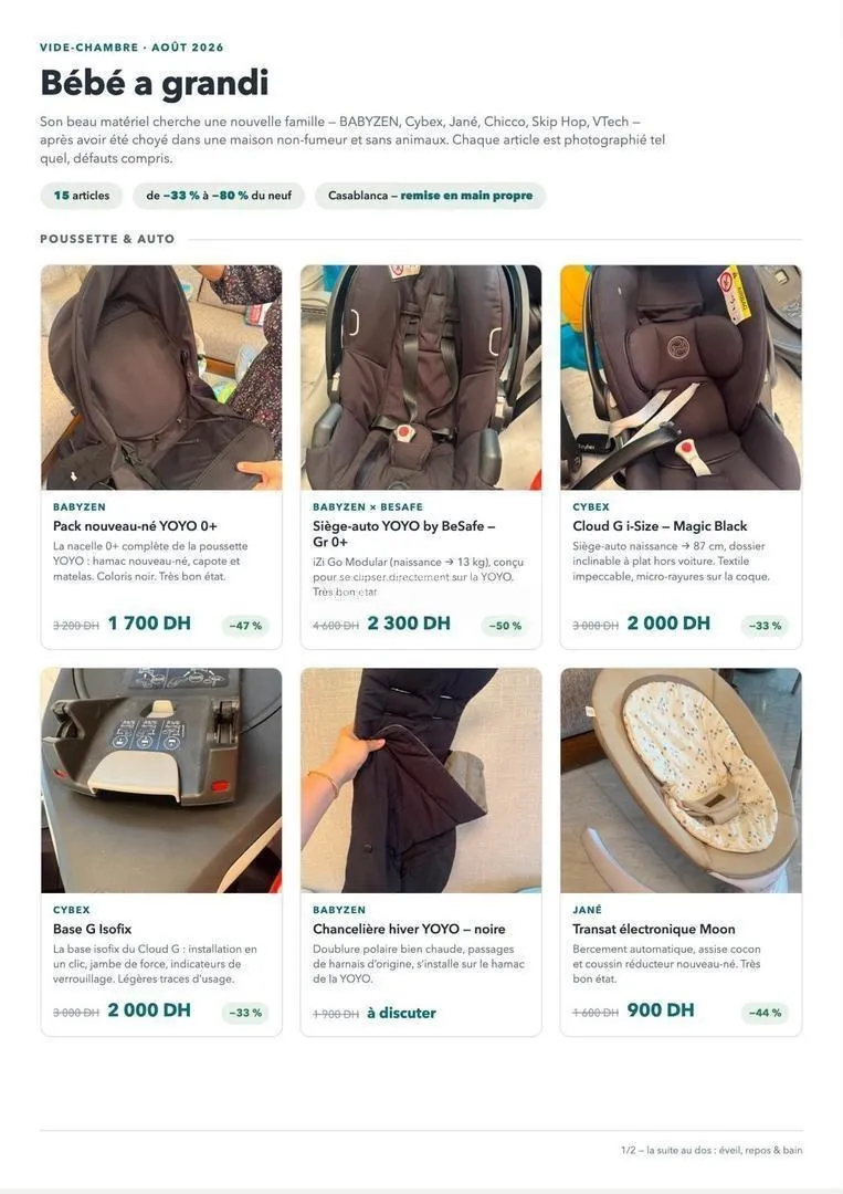 Équipements bébé