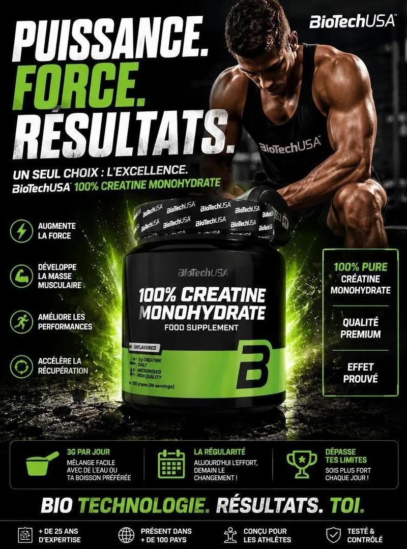 Créatine BioTech 500g