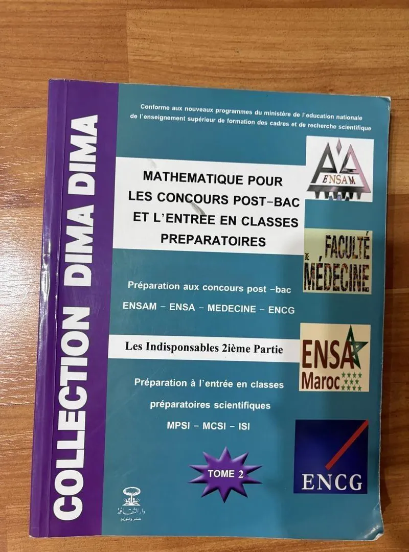 Dima Dima Mathématiques pour concours post-bac