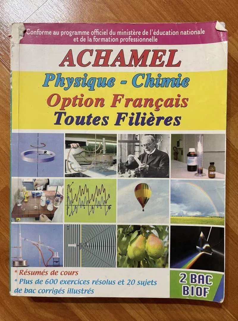 Achamel physique - chimie 2e Bac SVT