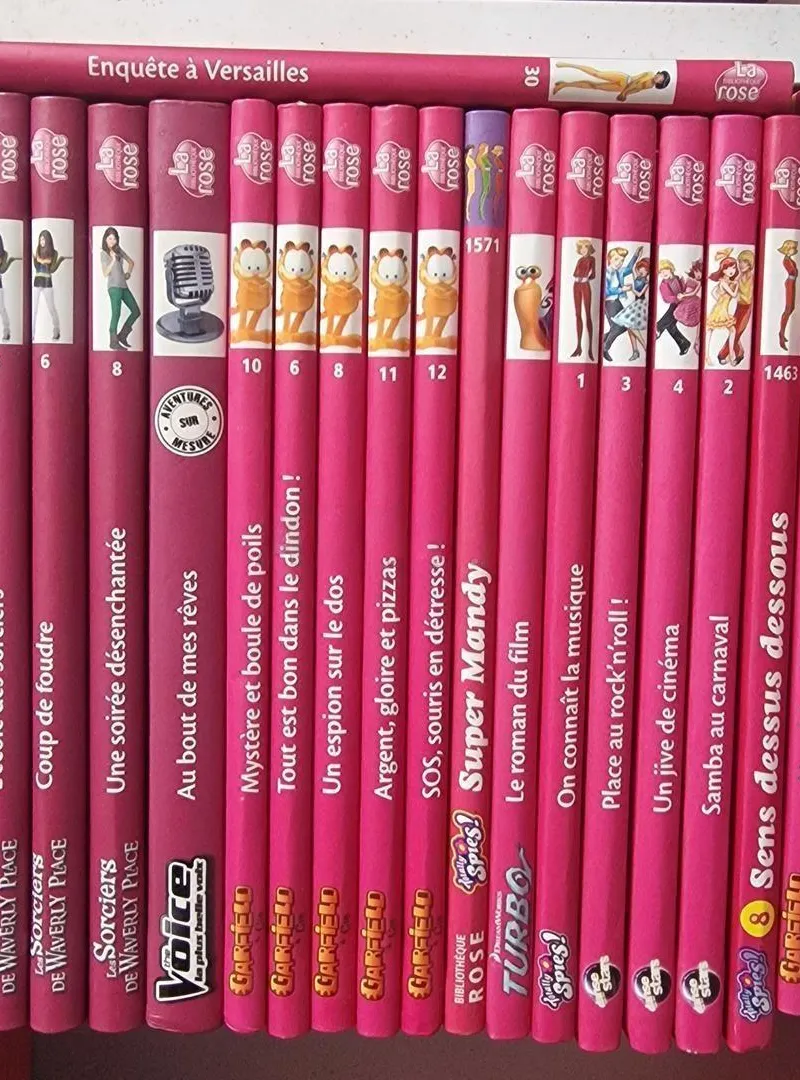Lot 44 livres Bibliothèque Rose & Verte