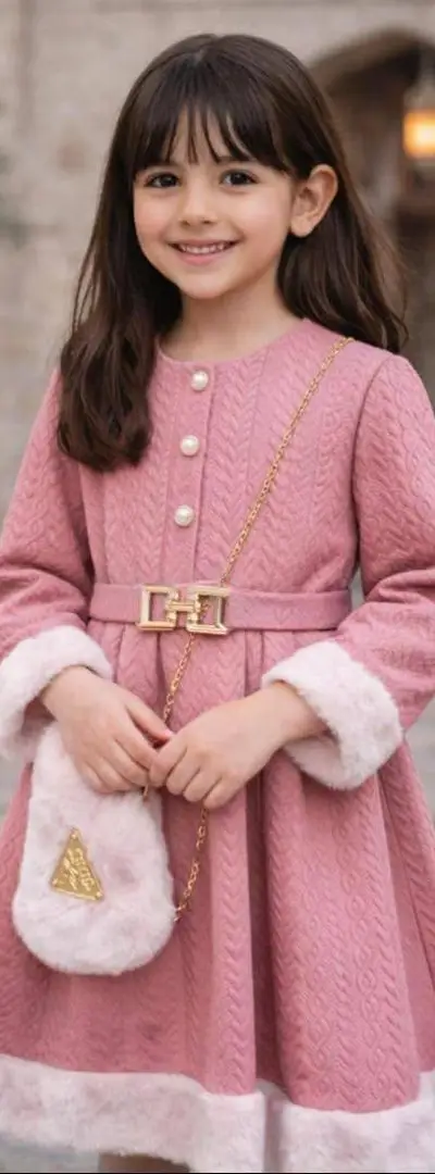 Robe pour filles avec son sac 😍❤️💫