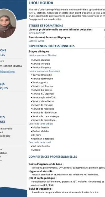 Infirmière polyvalente