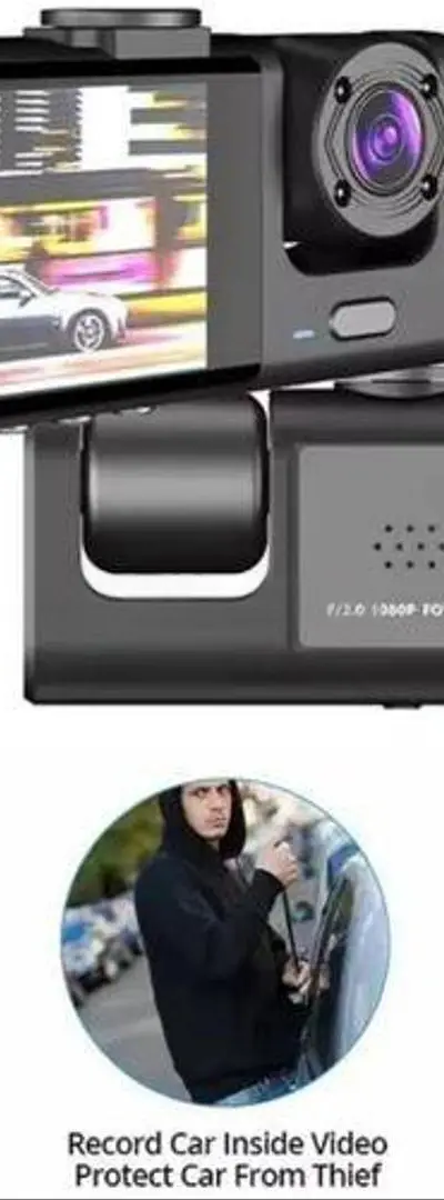 🚗 Caméra de voiture intelligente 3 en 1 (Dashcam) 📸