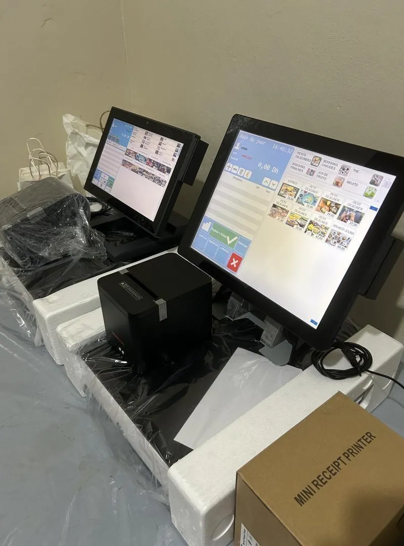 Caisse tactile avec logiciel