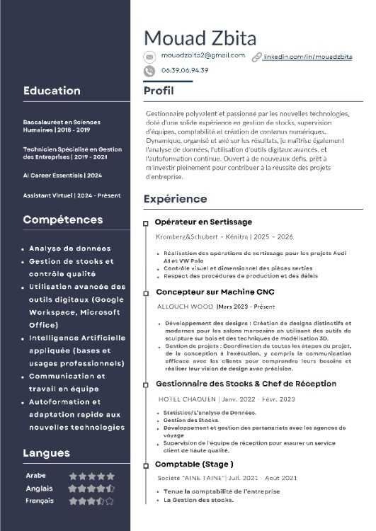 Gestionnaire polyvalent – Administration, Commerce