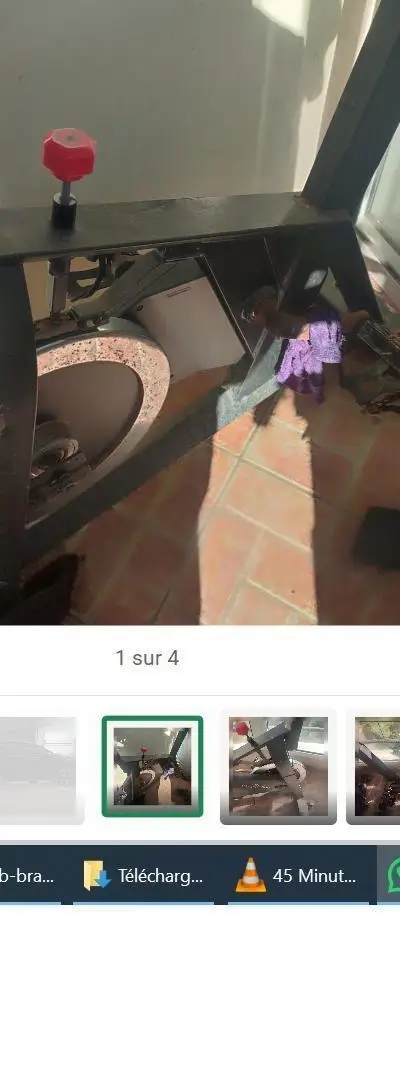 3 vélos d'appartement, BIKE SPINNING DOMYOS 500