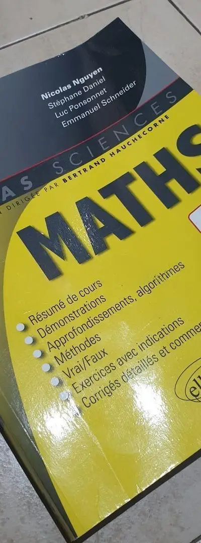 MATHS PRÉPA S SCIENCES