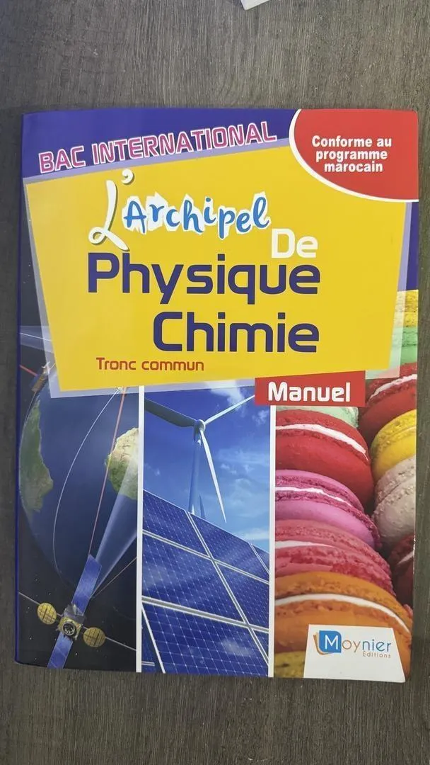 Manuel de Physique Chimie neuf Tronc commun