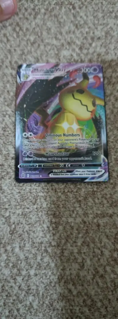Carte Pokémon Mimikyu Vmax bon état