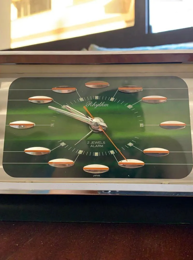 RÉVEIL MÉCANIQUE VINTAGE RHYTHM SPACE AGE