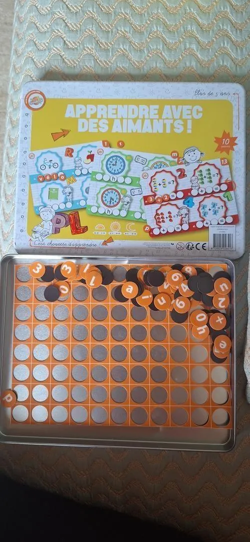Jeu apprendre avec des aimants à vendre