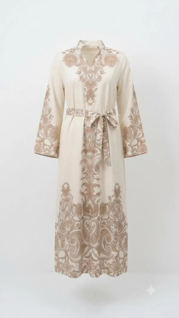 Robe avec un tissu excellent pour femmes