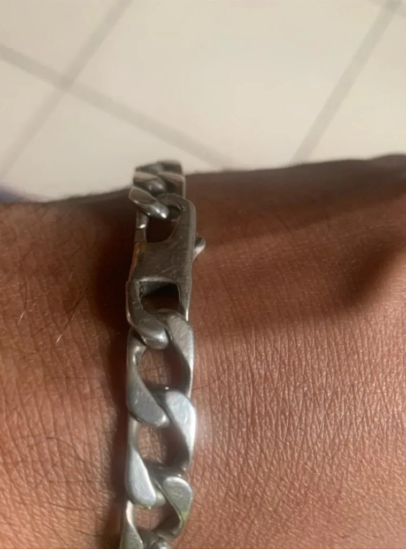 Chaîne en argent type café