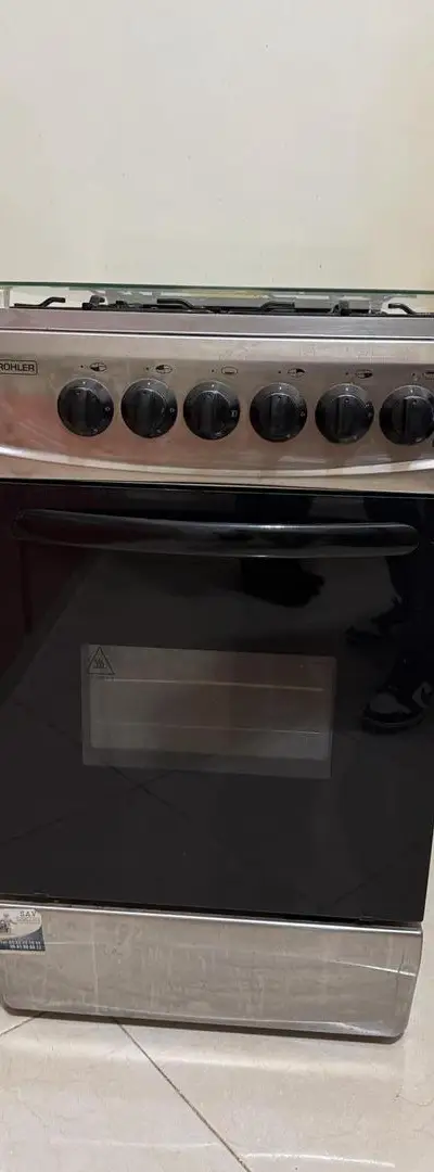Cuisinière Krohler 50*60 inox double vitrage